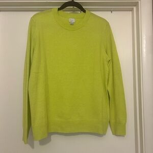 a new day Bright Green Crewneck Sweater